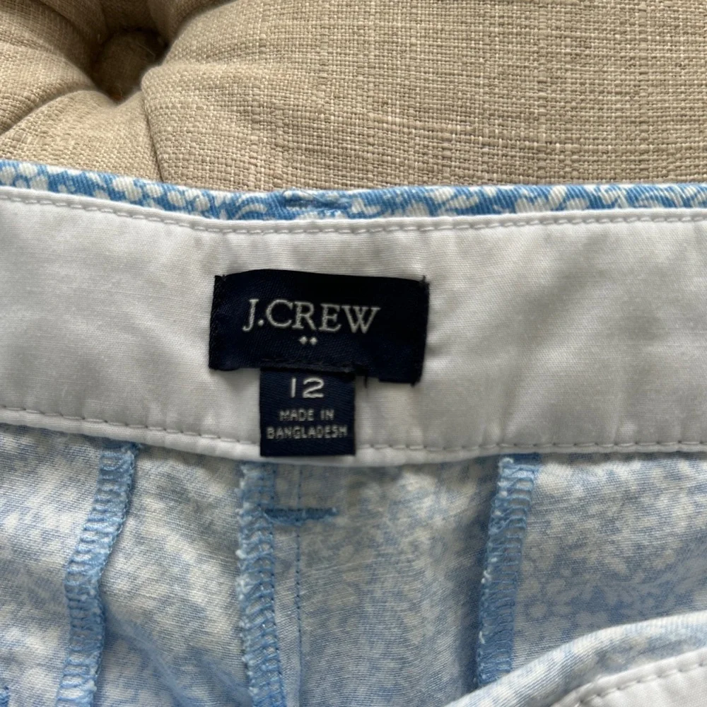 J. Crew Light Blue Floral Women's Shorts